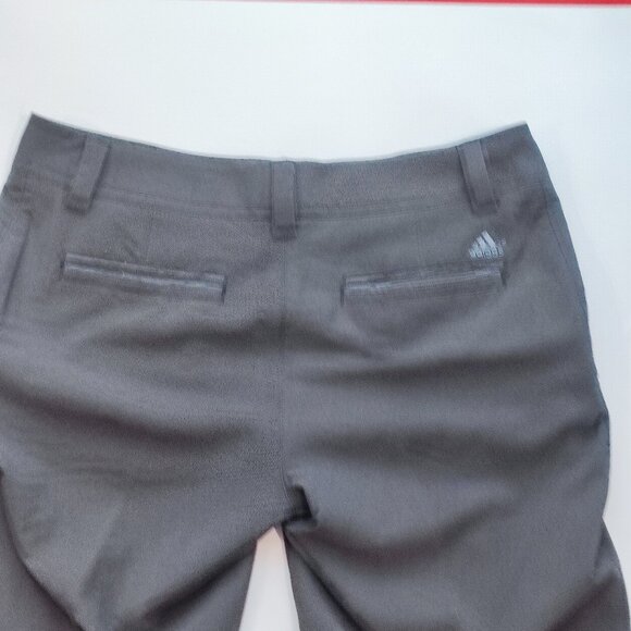 Adidas Climacool Golf pants crop zip pockets grey women's size 8 - Picture 4 of 11